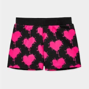 Ugg black pink heart shorts